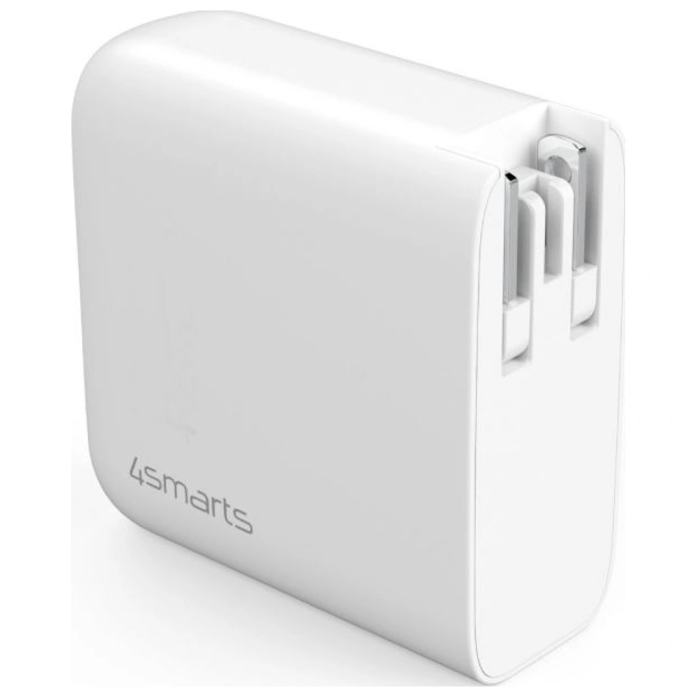 Síťová nabíječka 4smarts Flex 65W USB-A, 2xUSB-C power charger white