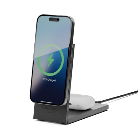Bezdrátová nabíječka Native Union Rise 2-in-1 Qi2 Wireless Charger Qi2 15W MagSafe