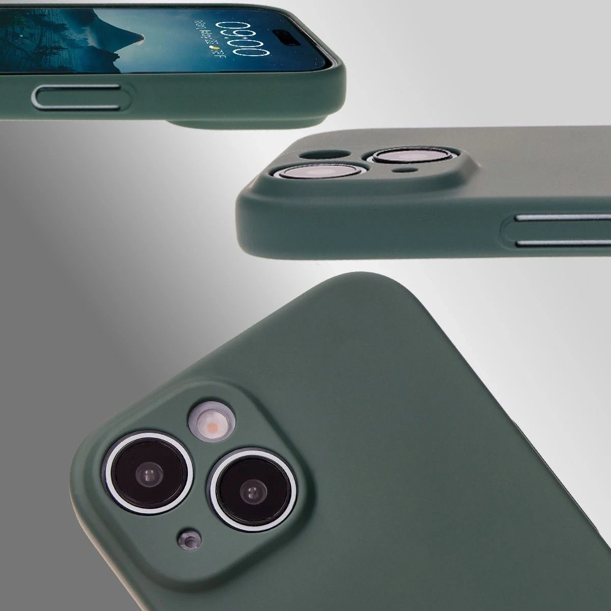 Kryt Bizon Case Lupka Apple iPhone 15 green