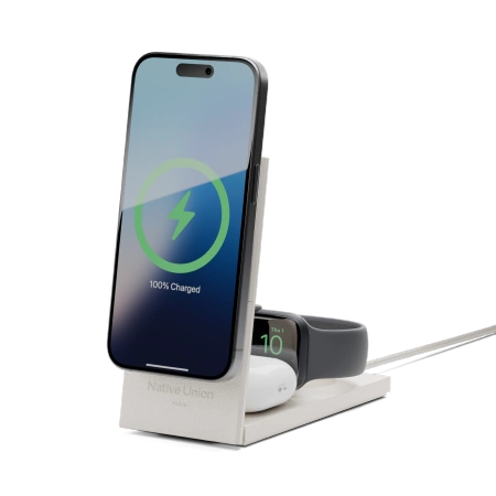 Bezdrátová nabíječka Native Union Rise 3-in-1 Qi2 Wireless Charger Qi2 15W MagSafe