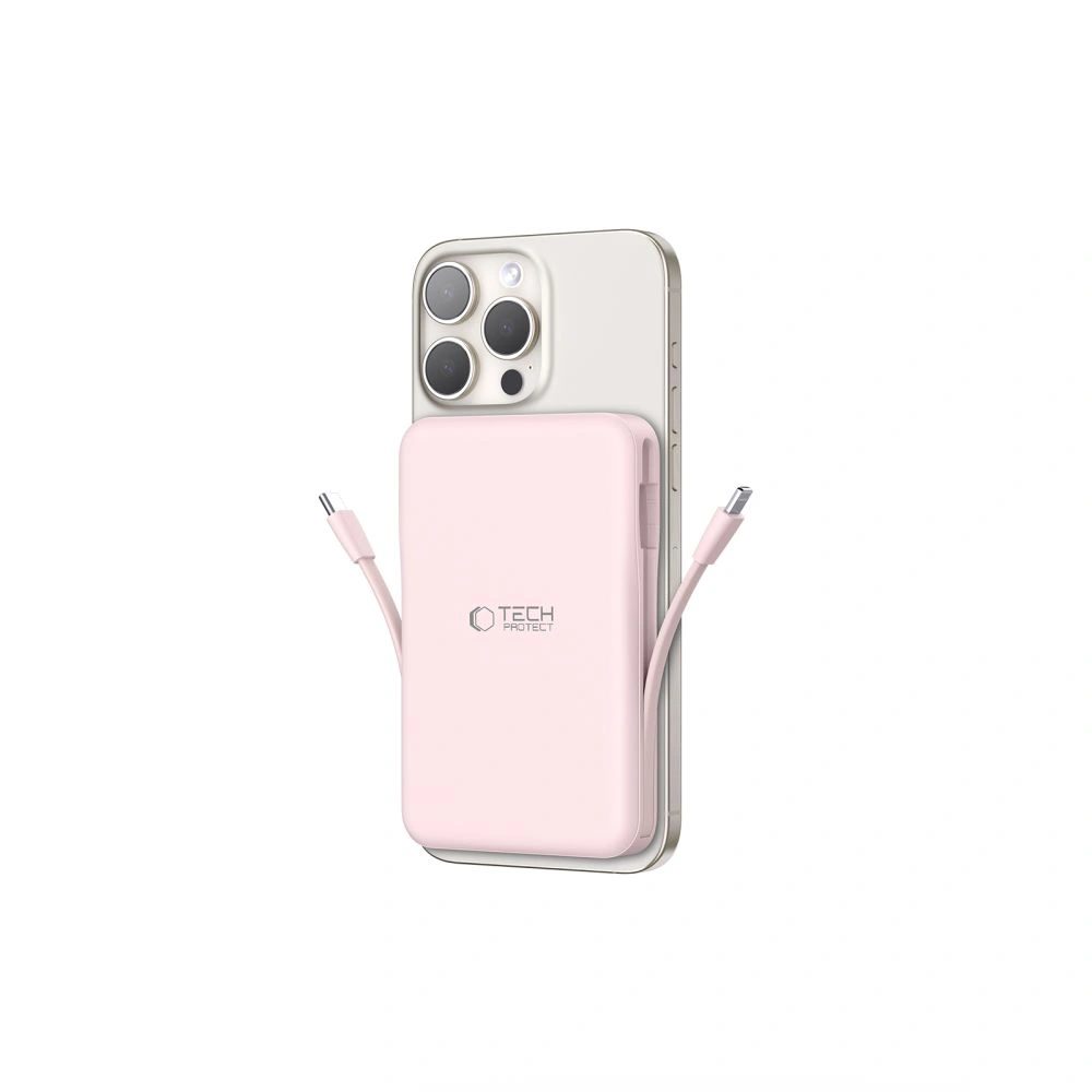 Tech-Protect PB31 LifeMag MagSafe Power Bank 10000mah Pink