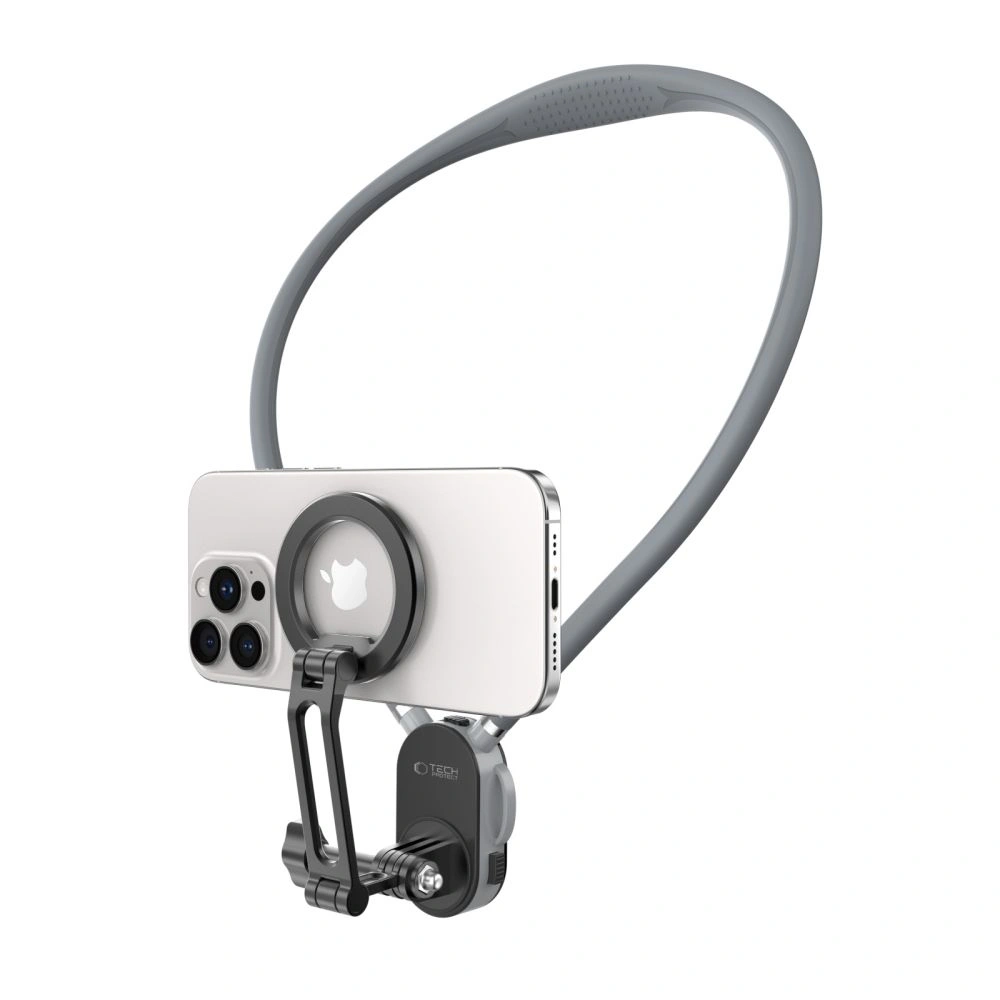 Kryt Tech-Protect AC200 Magnetic MagSafe & GoPro & DJI Neck Holder Crayon Grey