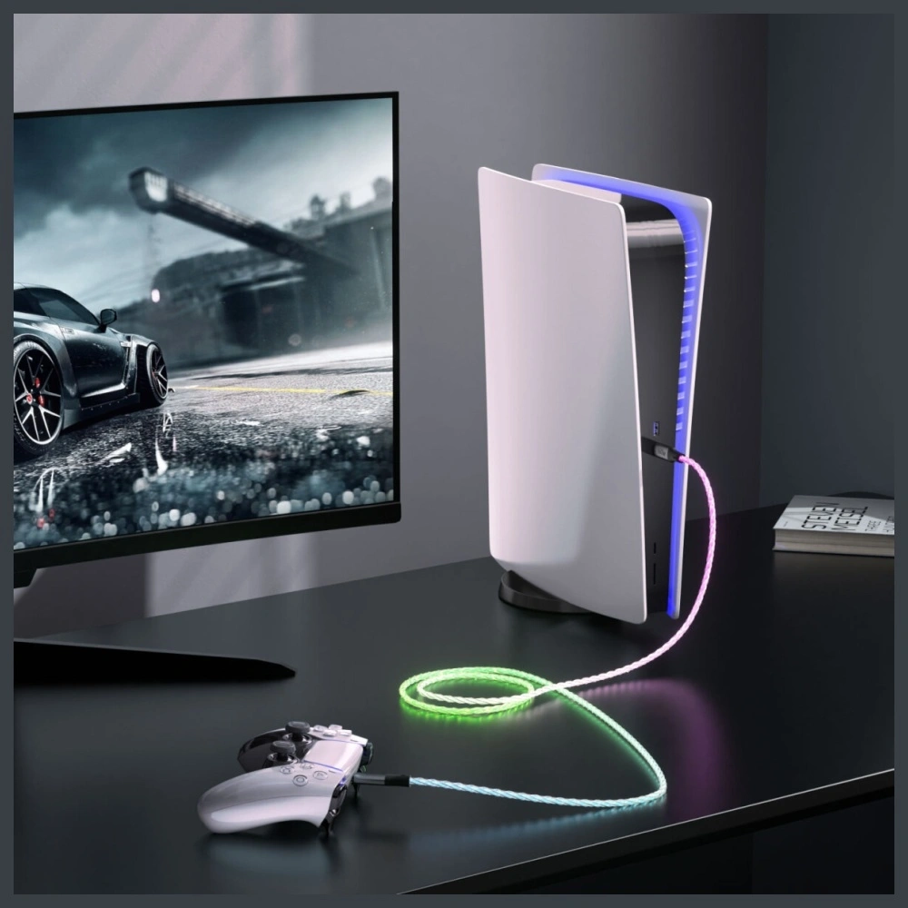 4smarts USB-C / USB-C 60W 1.5m RGB cable