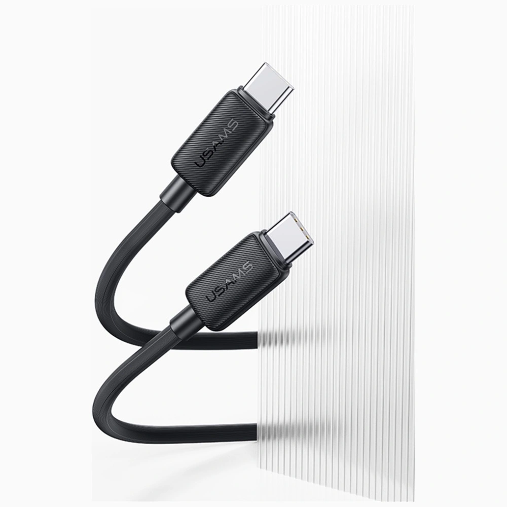 USAMS KY Series US-SJ691 60W USB-C / USB-C cable 1m black