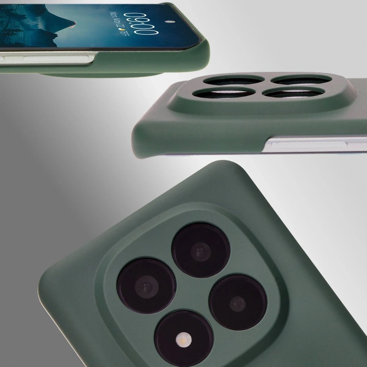 Kryt Bizon Case Lupka Xiaomi Redmi Note 14 Pro+ Plus 5G green