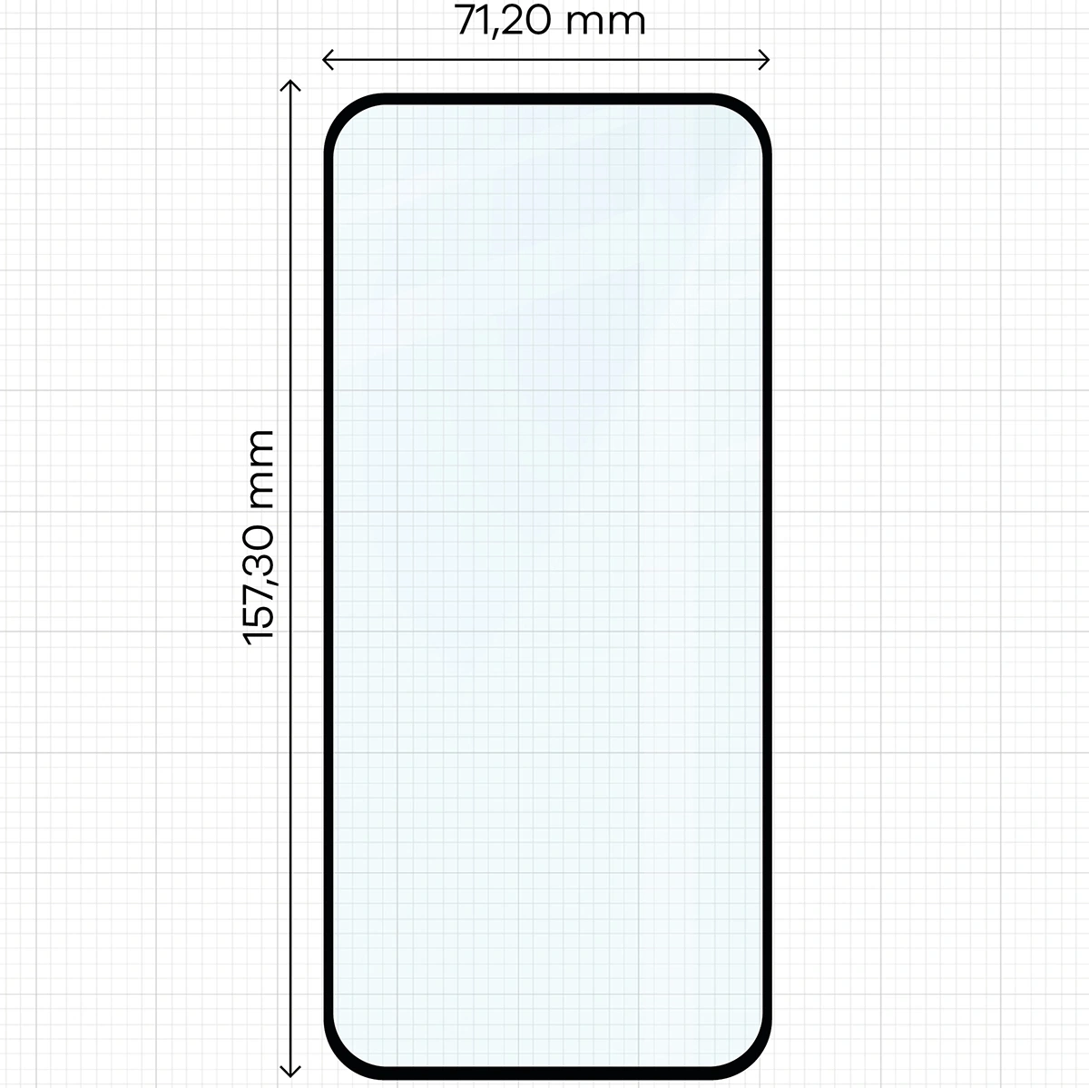 Ochranné sklo Bizon Glass Edge 2 Honor 400 Lite 5G black frame