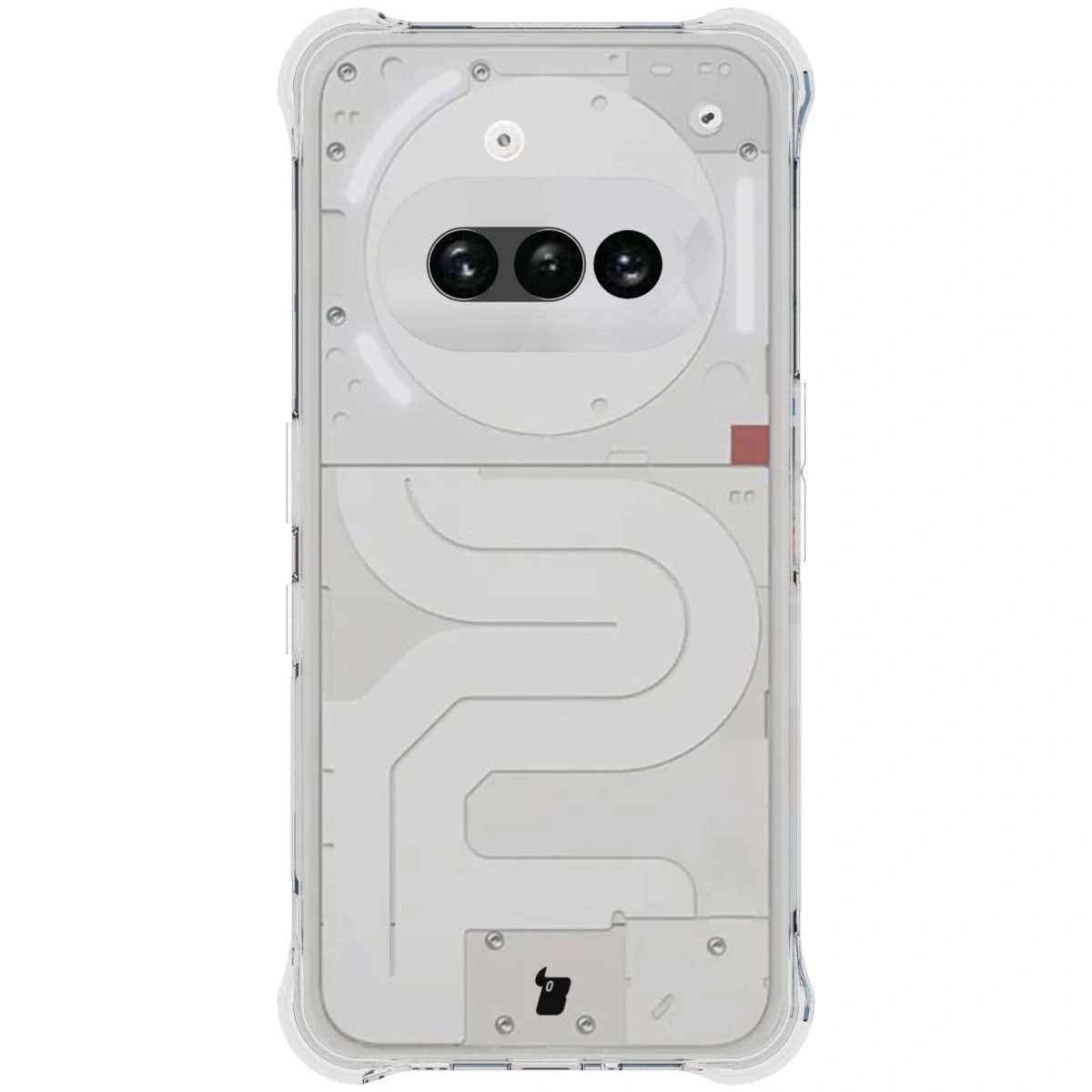 Kryt Bizon Case Clear Pack case + 2x screen glass Nothing Phone (3a)