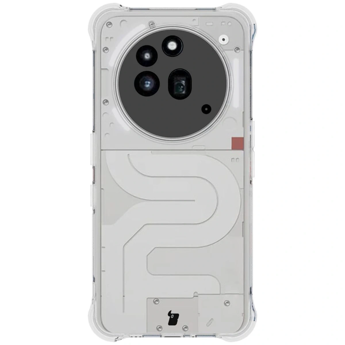 Kryt Bizon Case Clear Pack case + 2x screen glass Nothing Phone (3a) Pro