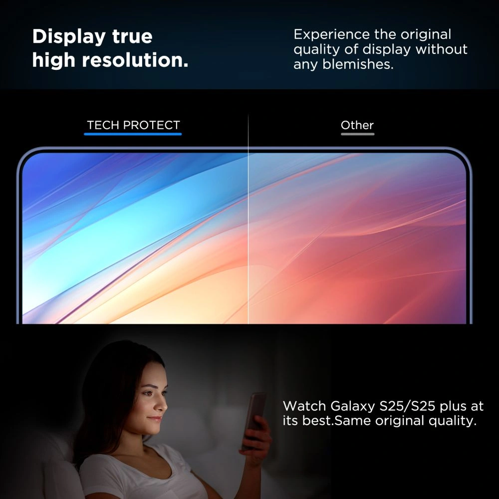 Kryt Tech-Protect Quick Set+ Samsung Galaxy S25+ Plus / S24+ Plus Clear [2 PACK]