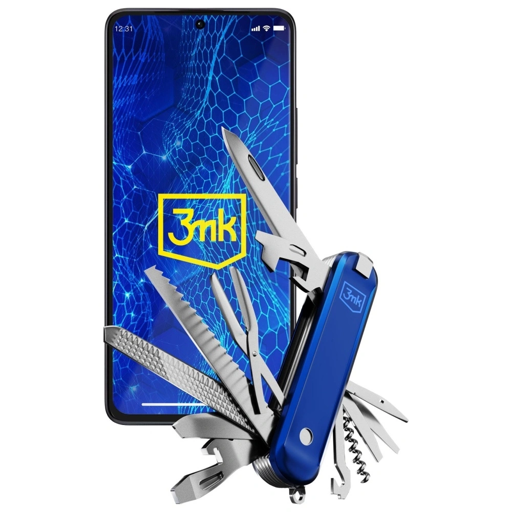 Kryt Tempered glass 3MK HardGlass Max Lite for Xiaomi Redmi Note 13 Pro+ Plus black
