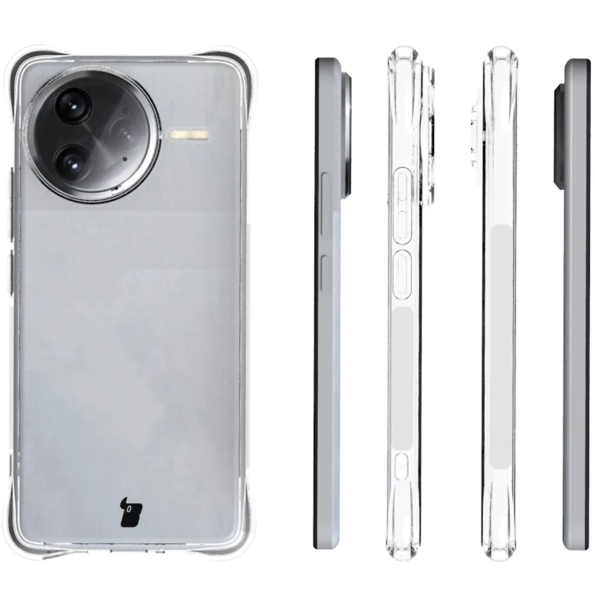 Kryt Bizon Case Clear Pack case + 2x screen glass Xiaomi Poco F7 Ultra
