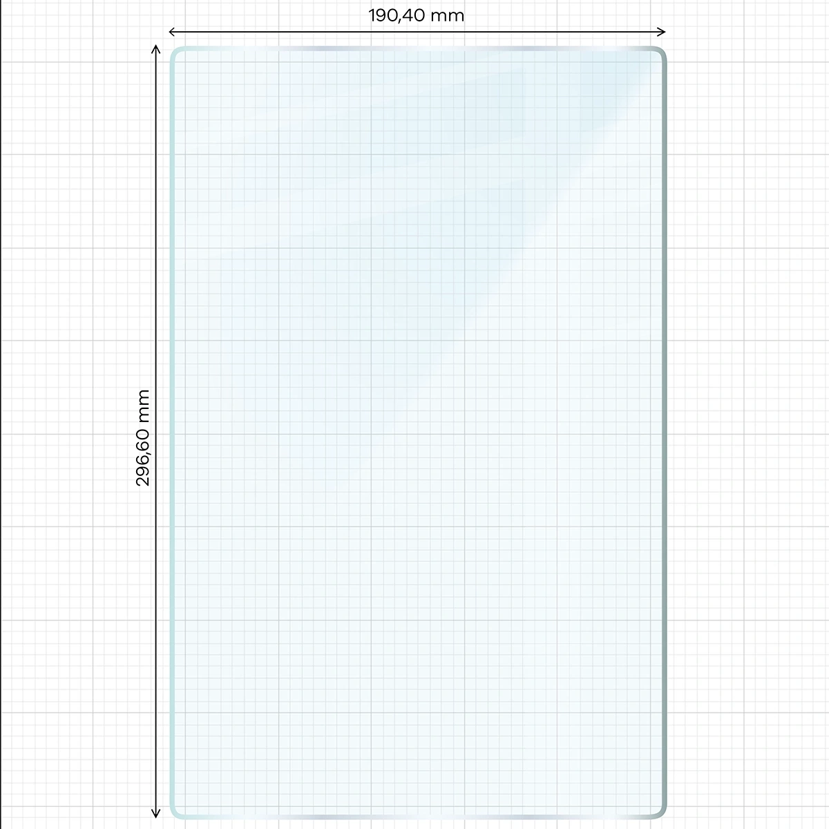 Ochranné sklo Bizon Glass Tab Clear Samsung Galaxy Tab S10 FE+ Plus [2 PACK]