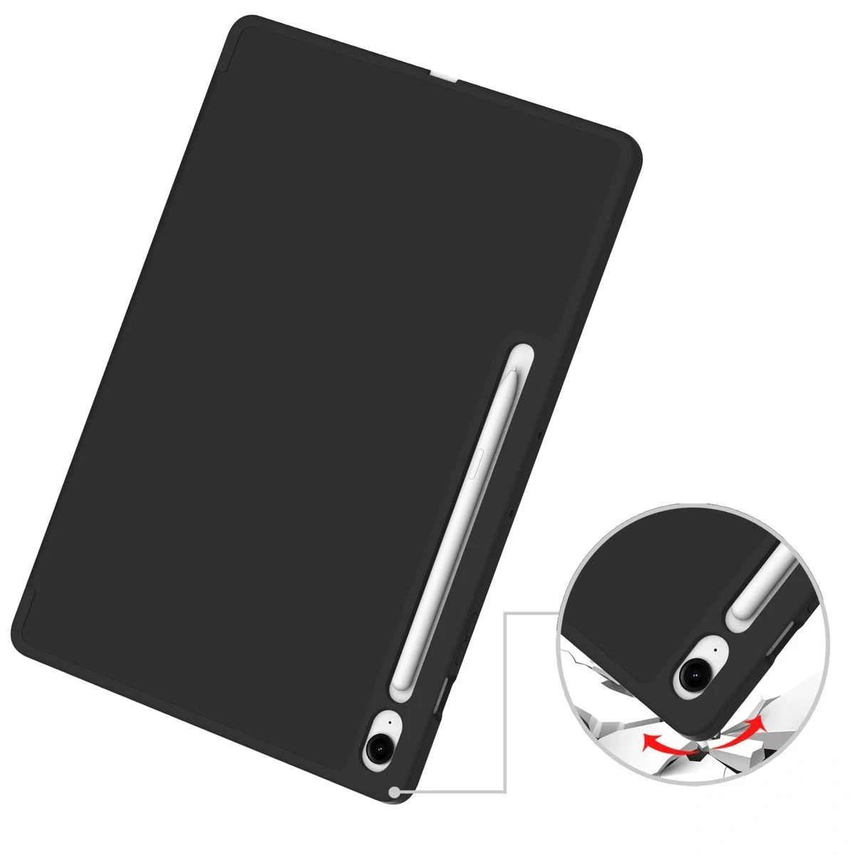 Kryt Bizon Case Tab Lizard Samsung Galaxy Tab S10 FE+ Plus black