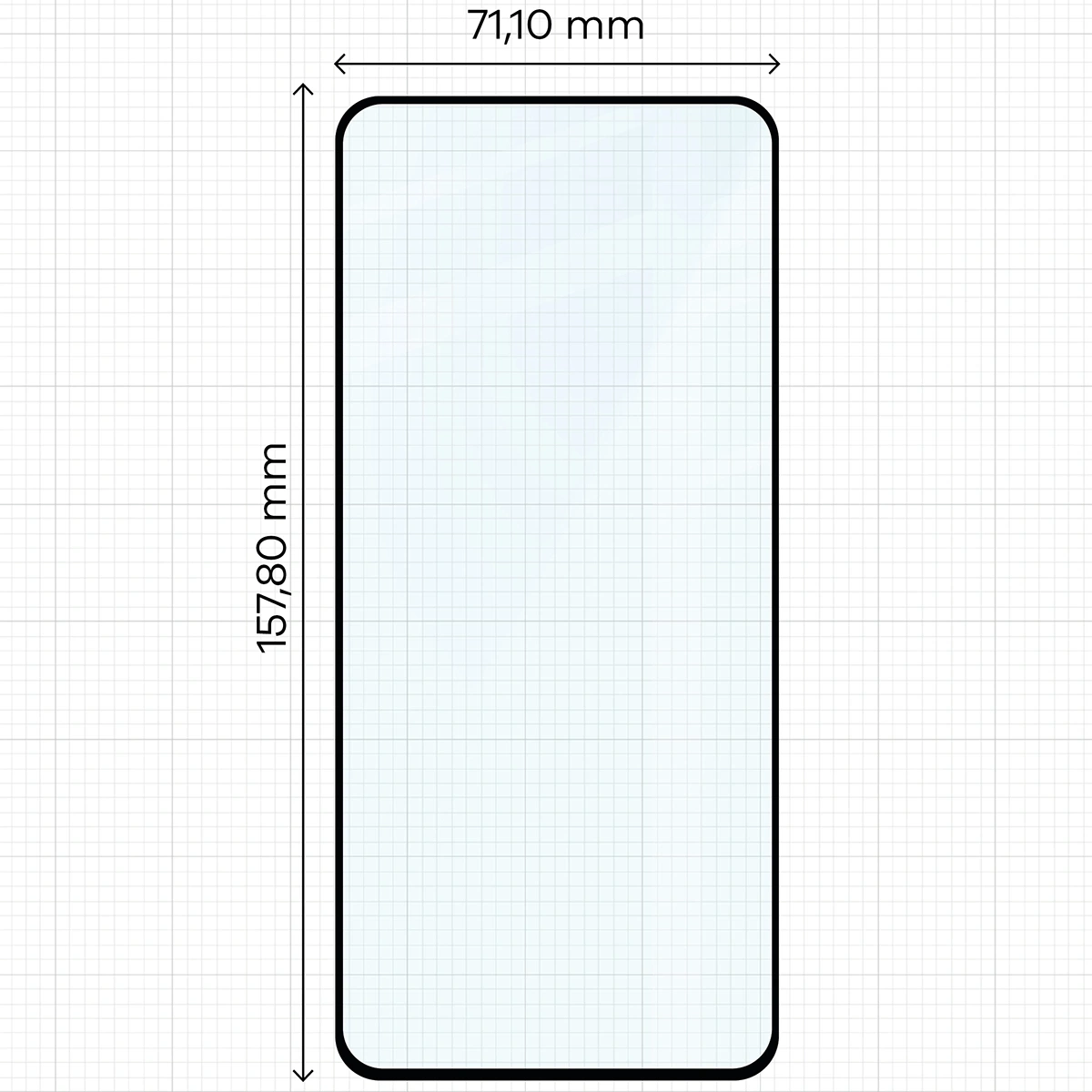 Ochranné sklo Bizon Glass Edge 2 Realme 14 5G / 14T 5G black frame