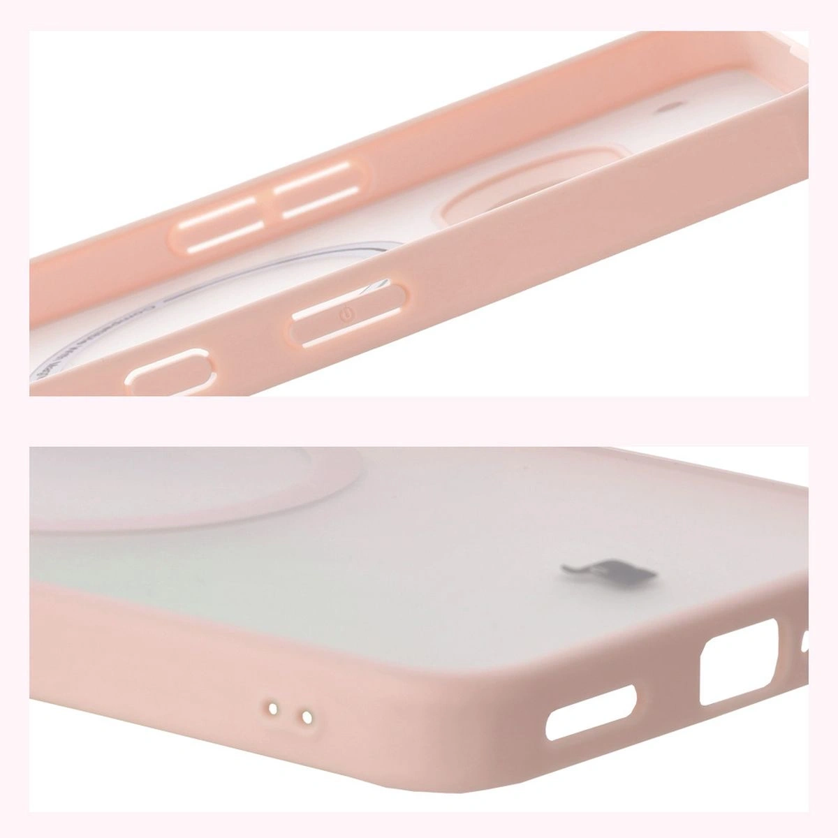 Kryt Bizon Case MatteO Magnetic Nothing Phone (3a) smoky pink