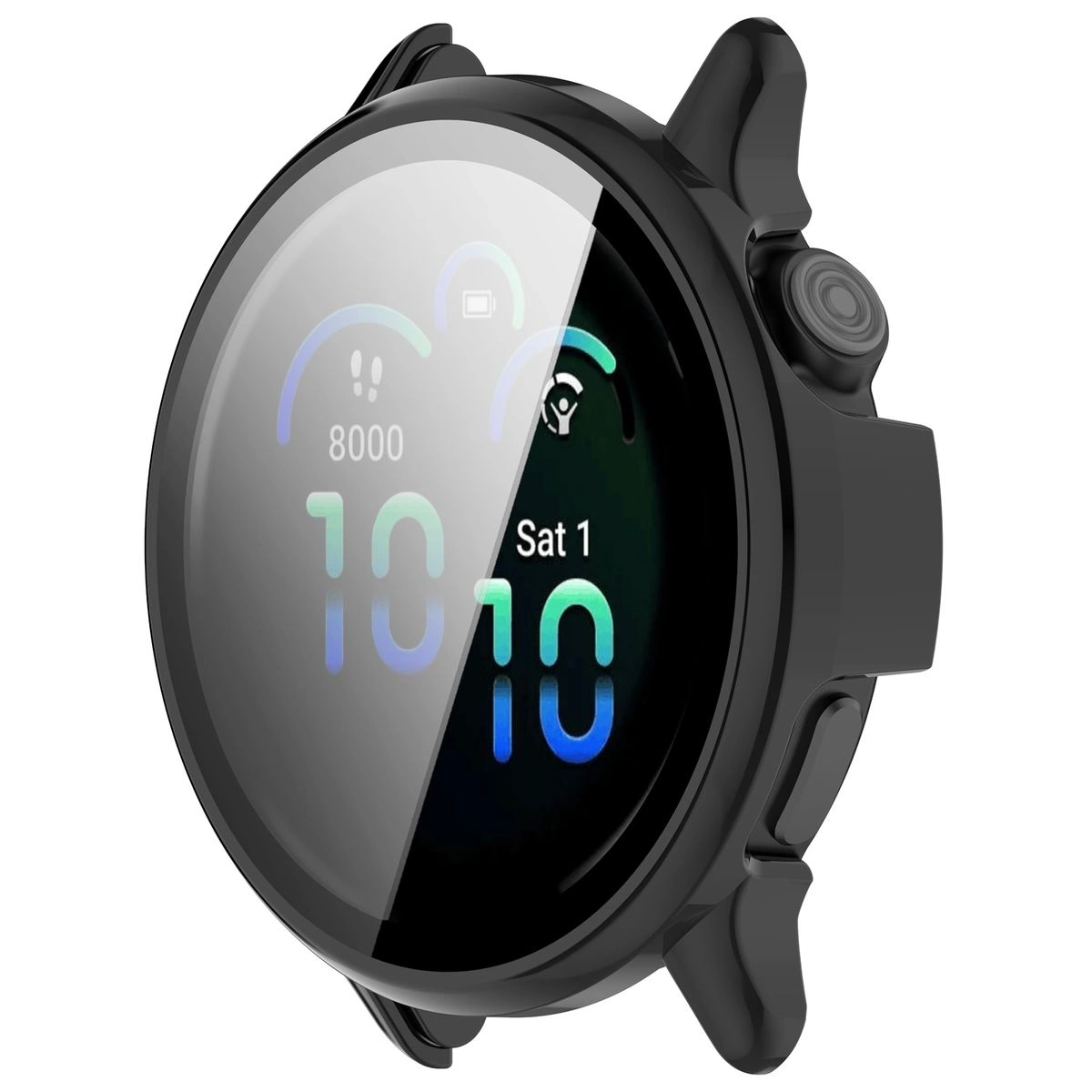 Kryt Bizon Case+Glass Watch Garmin Vivoactive 6 black