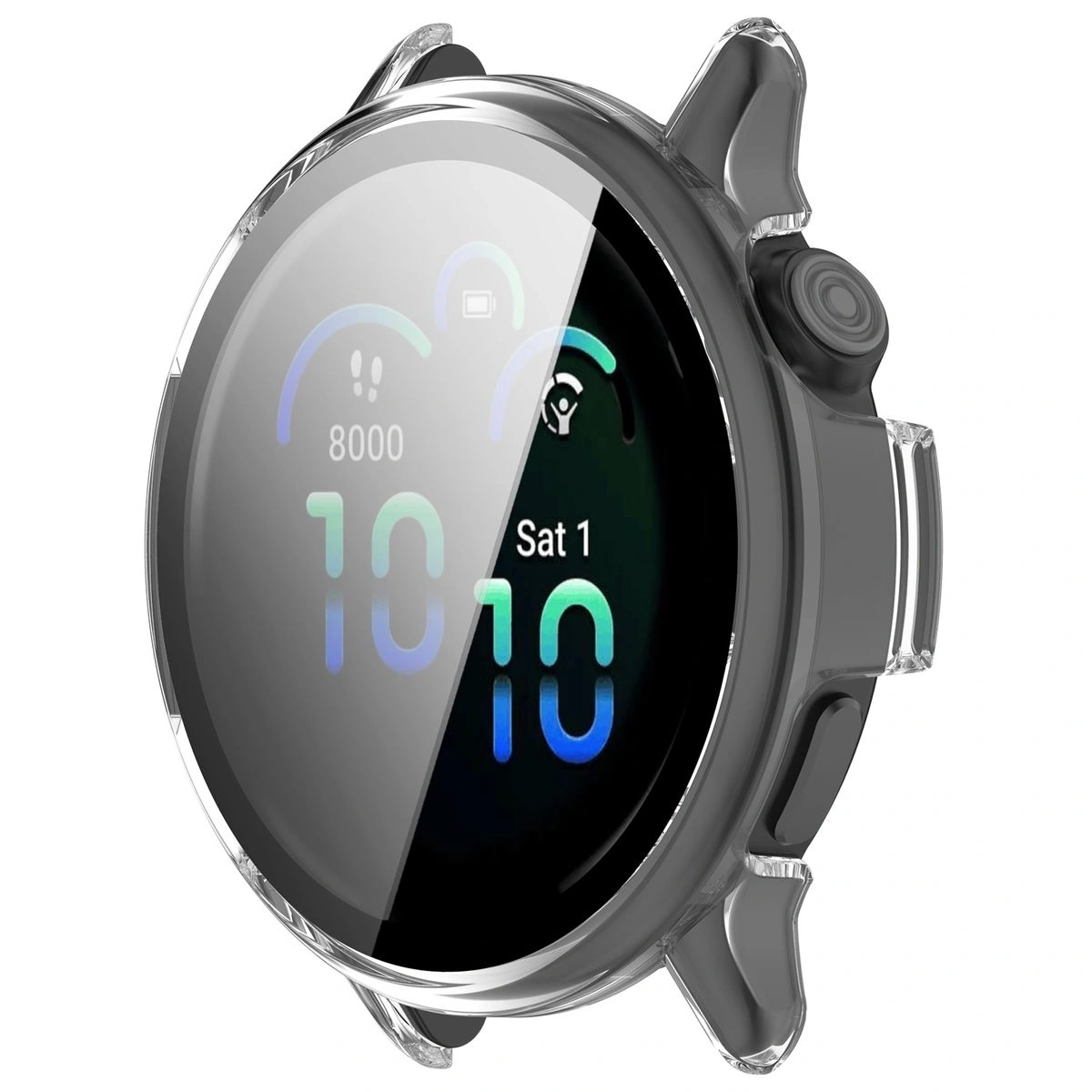 Kryt Bizon Case+Glass Watch Garmin Vivoactive 6 clear