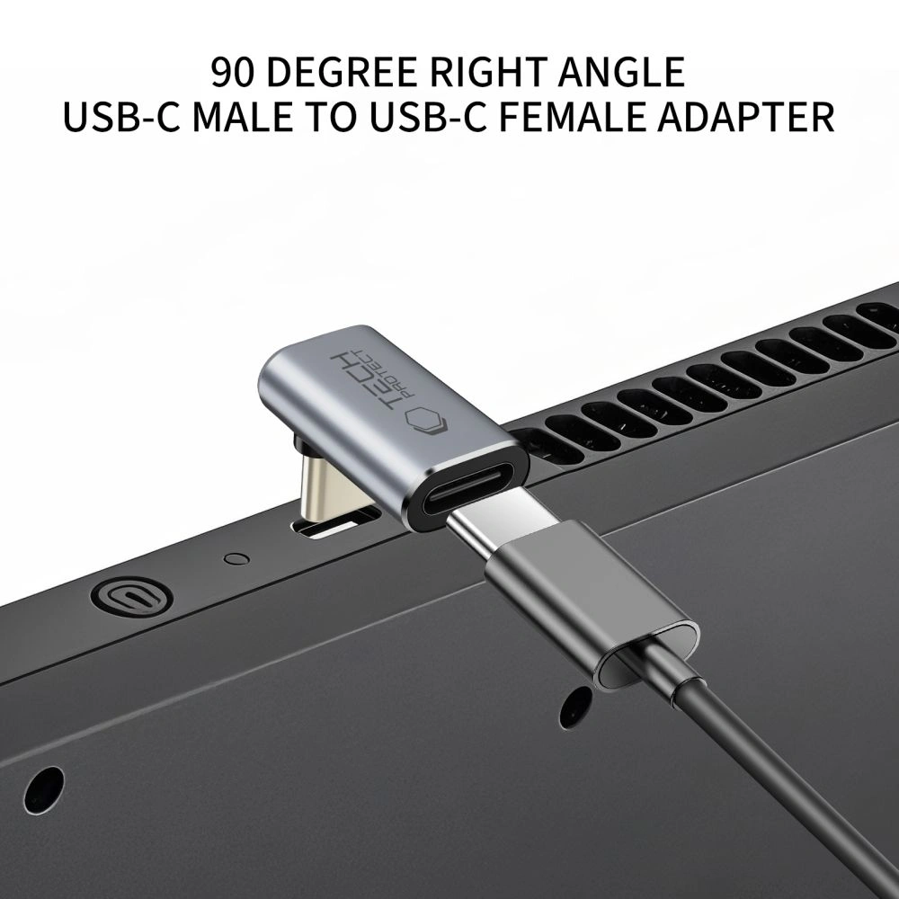 Tech-Protect Ultraboost AA02 Angle Adapter USB-C Grey