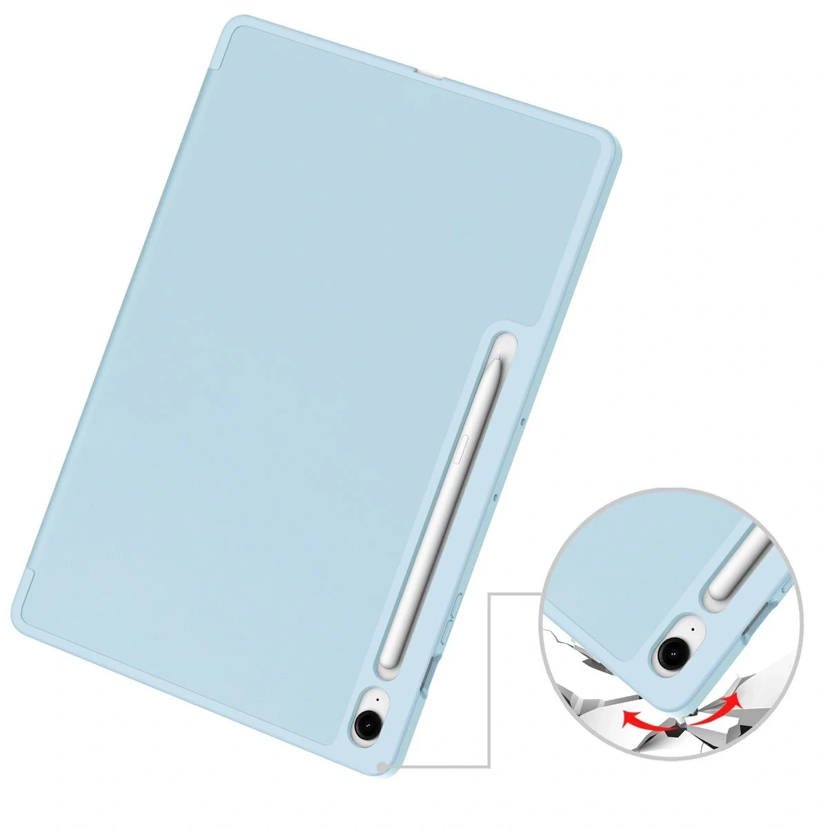 Kryt BIZON Case Tab Lizard Samsung Galaxy Tab S10 FE+ Plus blue