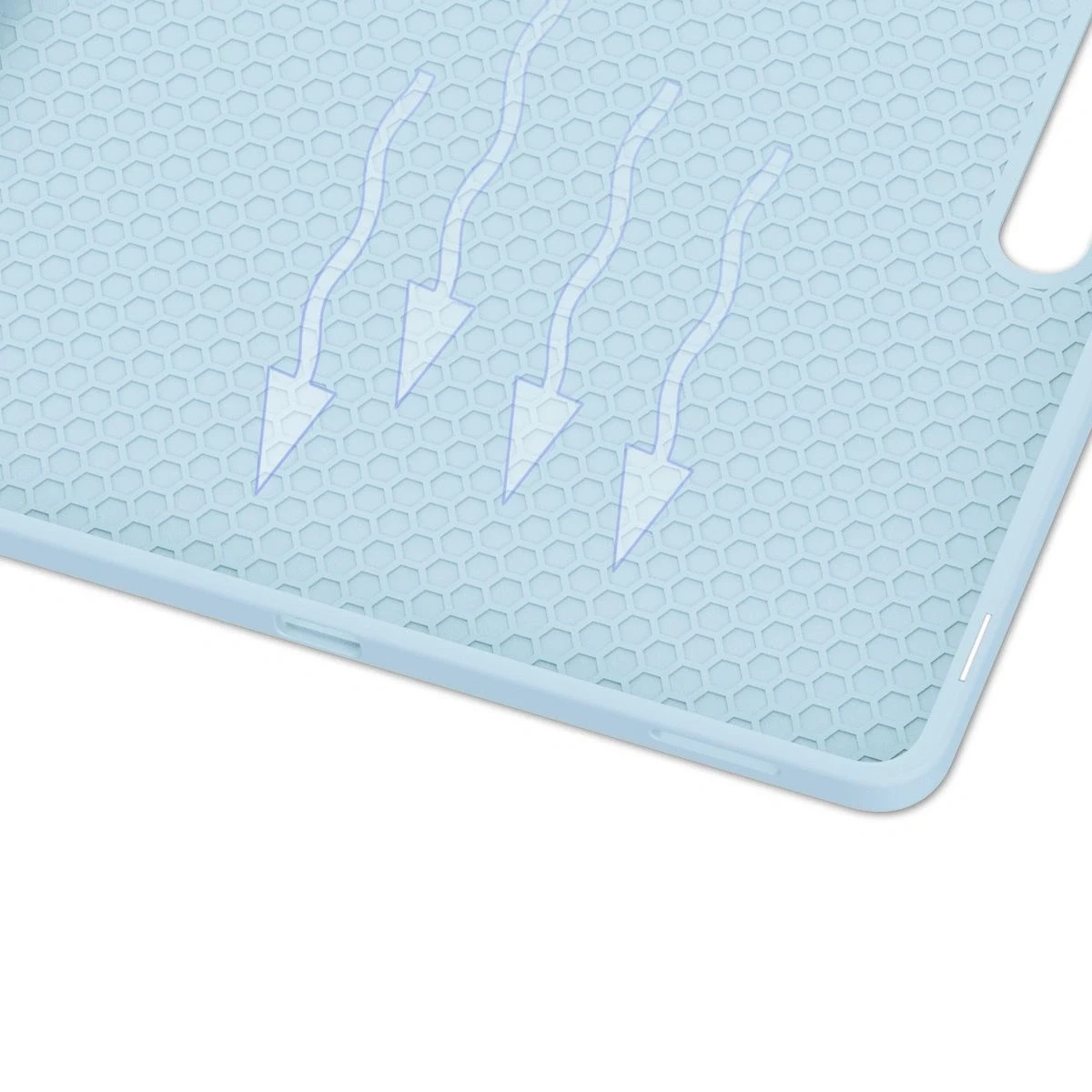 Kryt BIZON Case Tab Lizard Samsung Galaxy Tab S10 FE+ Plus blue