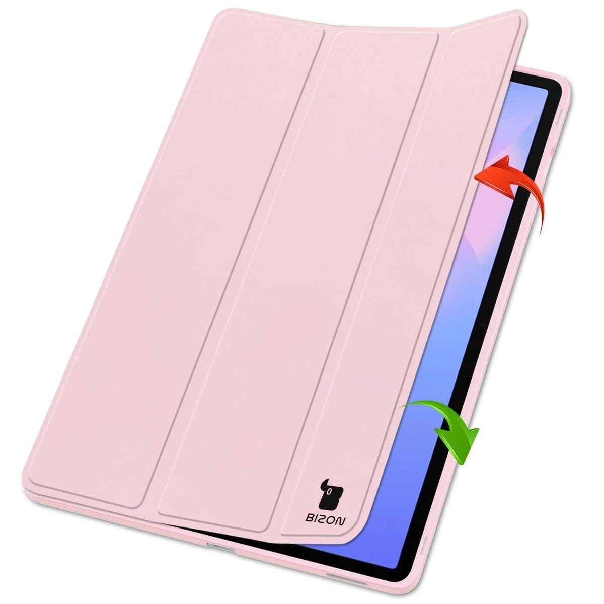 Kryt BIZON Case Tab Lizard Samsung Galaxy Tab S10 FE+ Plus pink