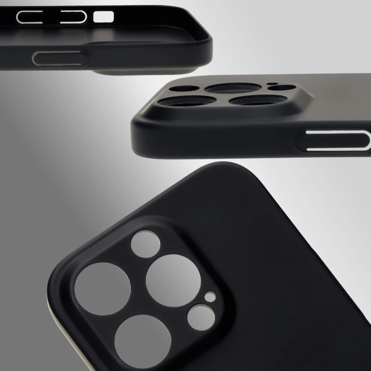 Kryt BIZON Case Lupka Apple iPhone 14 Pro black