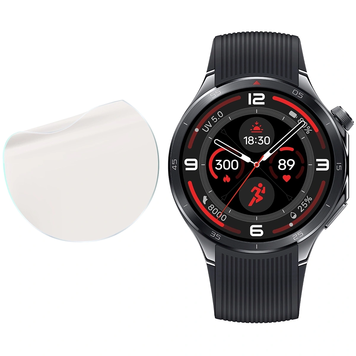 Ochranné sklo Bizon Glass Watch Film Sun OnePlus Watch 3 [2 PACK]