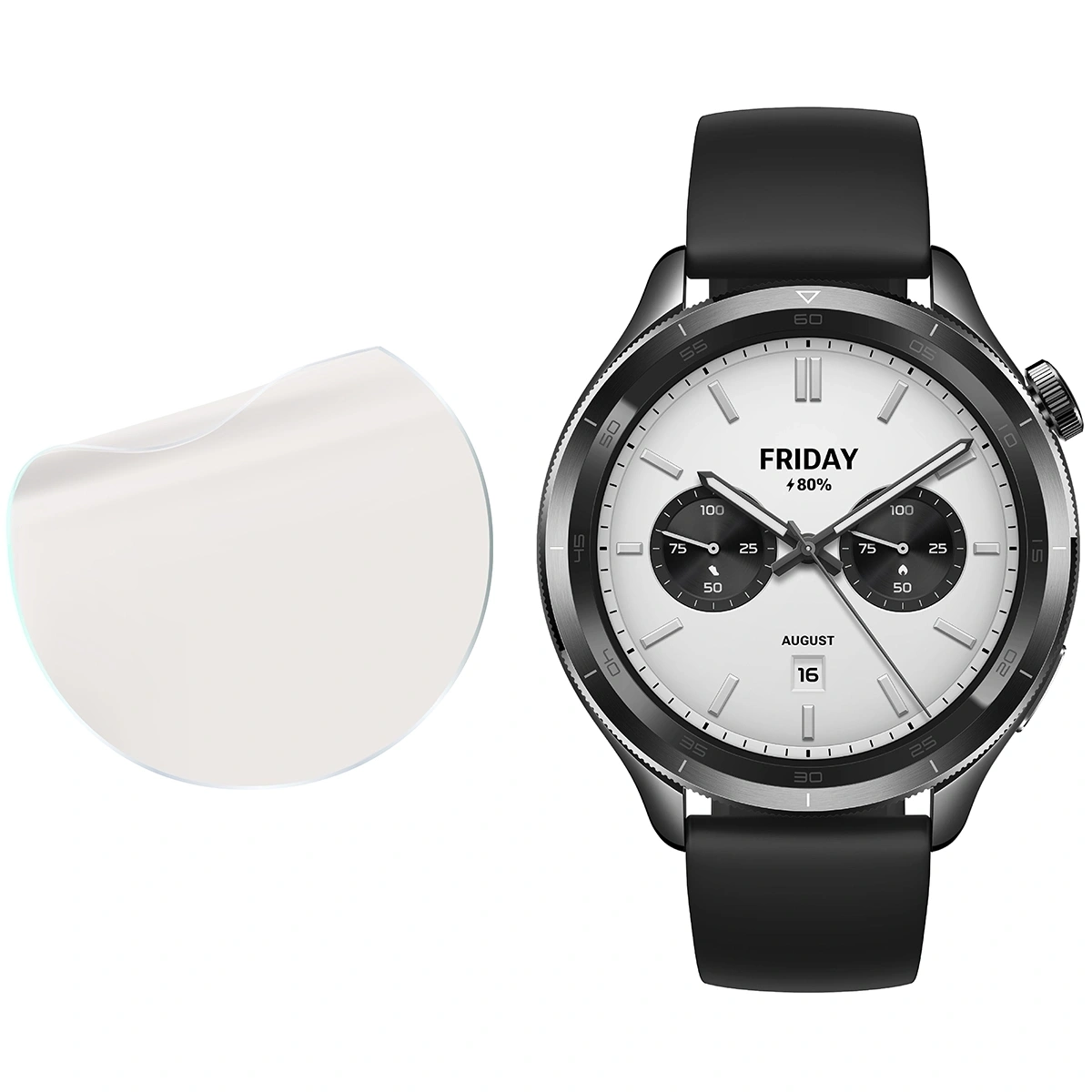 Ochranné sklo Bizon Glass Watch Film Sun Xiaomi Watch S4 [2 PACK]