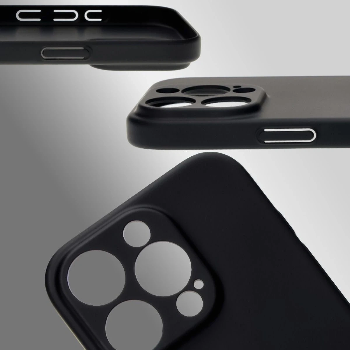 Kryt BIZON Case Lupka Apple iPhone 16 Pro black