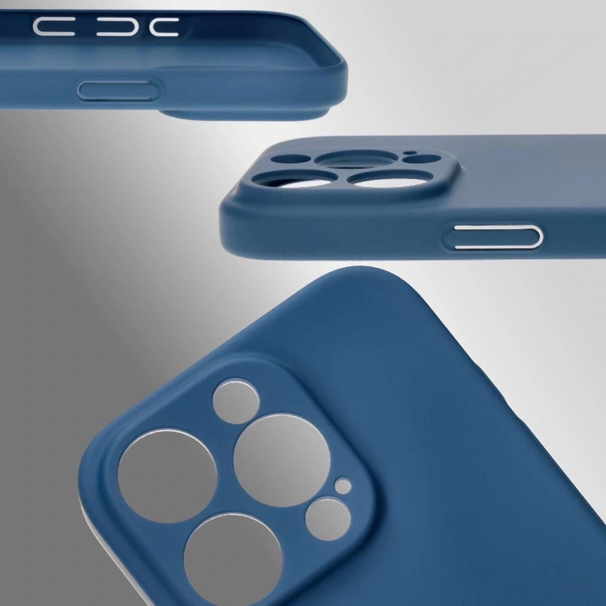 Kryt BIZON Case Lupka Apple iPhone 16 Pro blue
