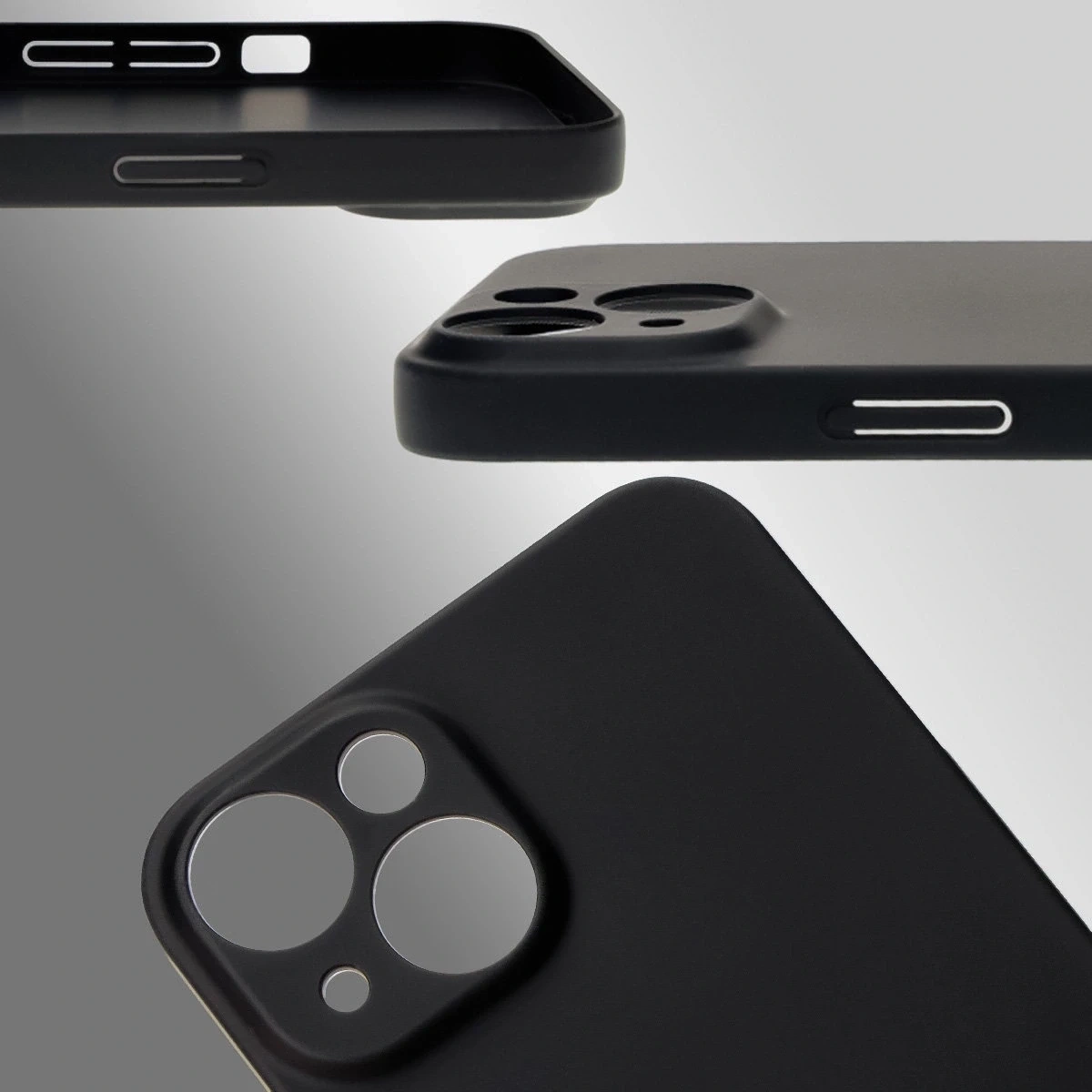 Kryt BIZON Case Lupka Apple iPhone 14 black