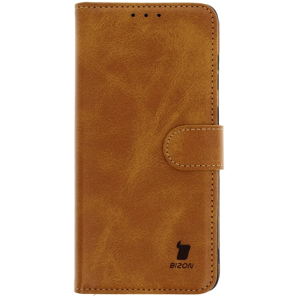 Kryt BIZON Case Pocket Samsung Galaxy S25 Edge brown