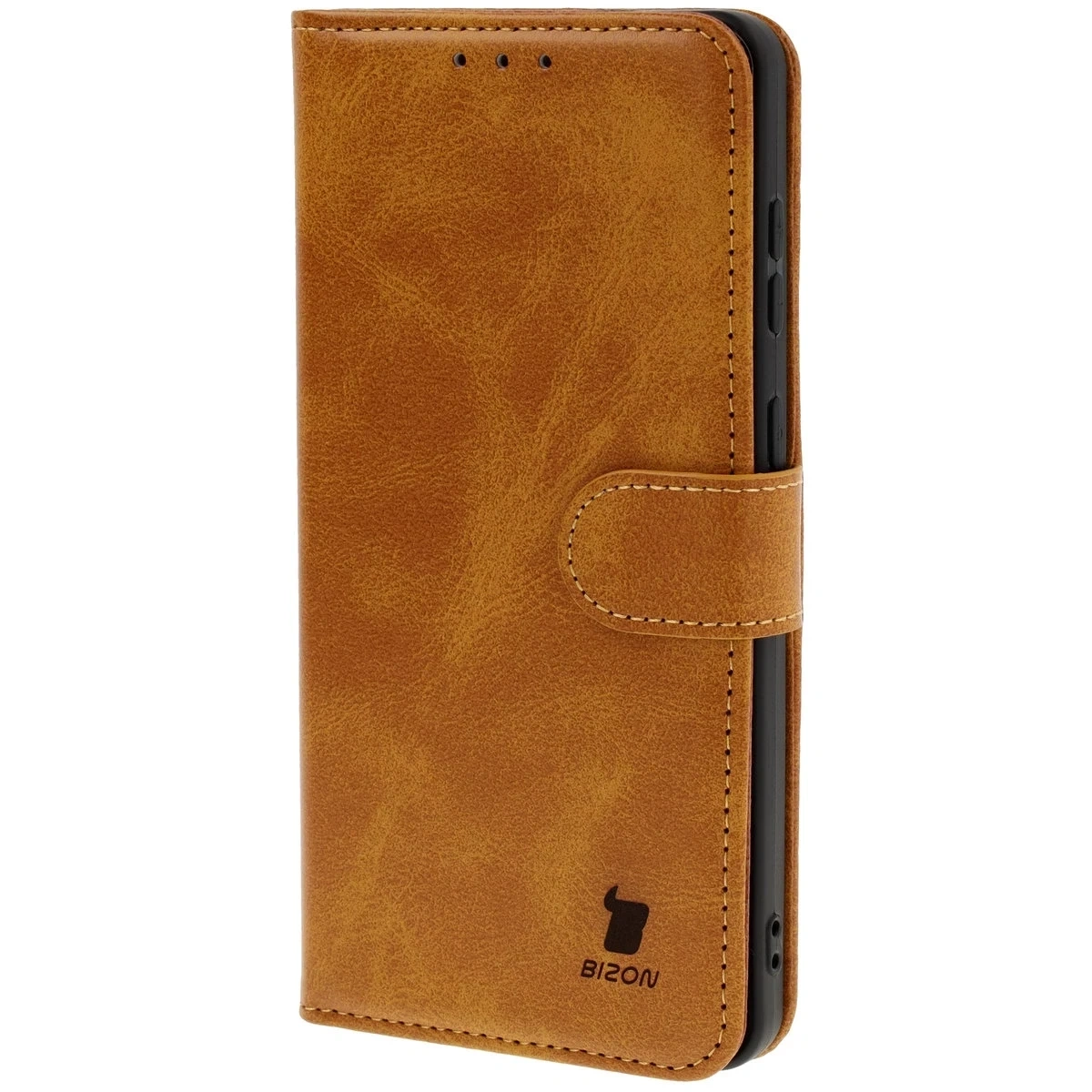 Kryt BIZON Case Pocket Samsung Galaxy S25 Edge brown