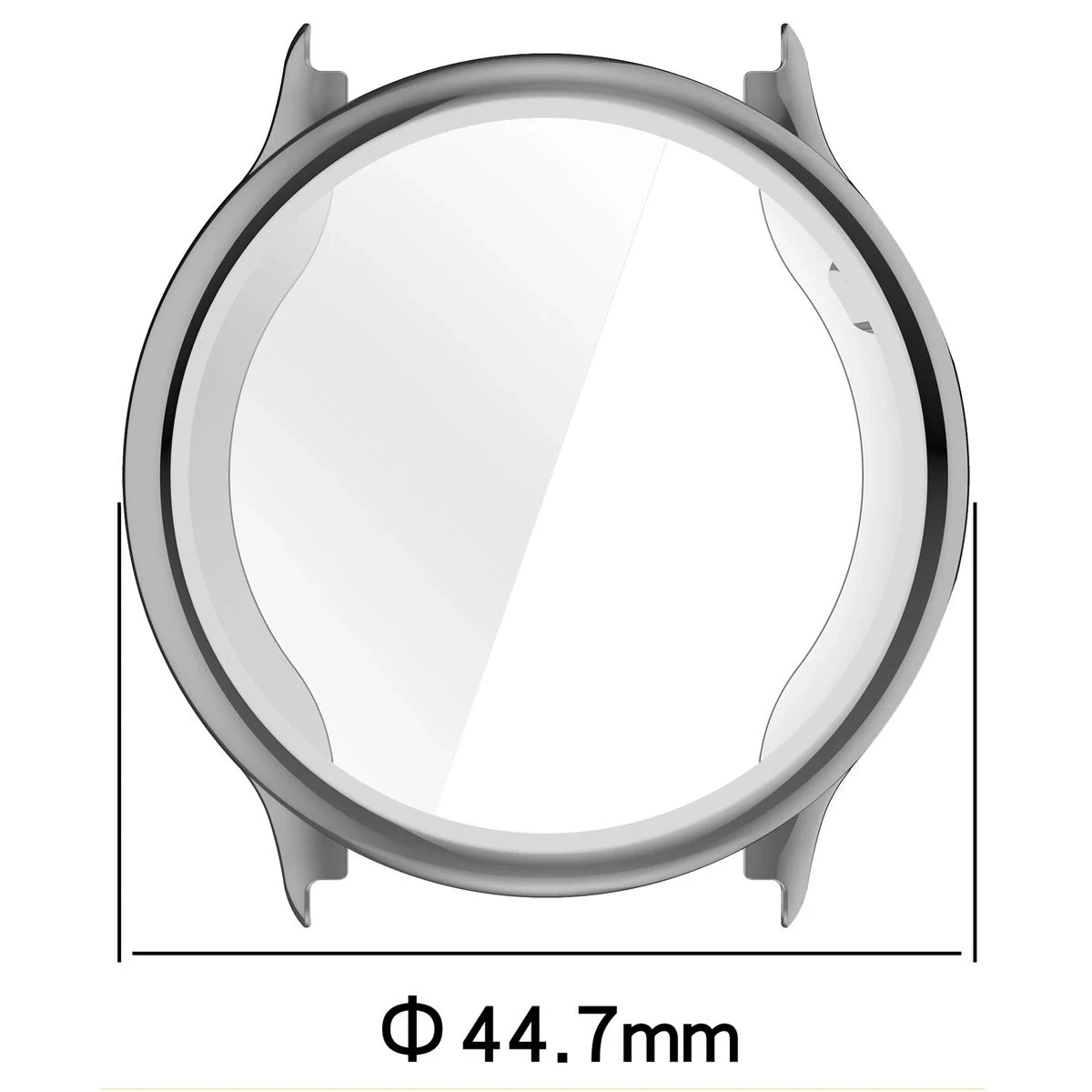 Kryt Bizon Case Watch Felipe Garmin Vivoactive 6 silver