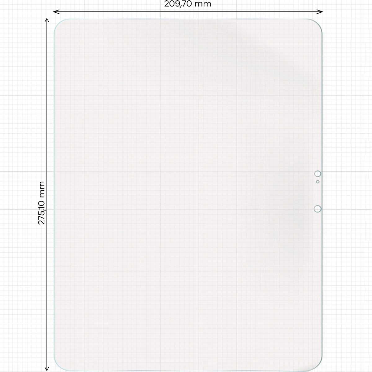 Ochranné sklo Bizon Glass Tab Film Sun Apple iPad Air 13" 2024 / 13" 2025 [2 PACK]