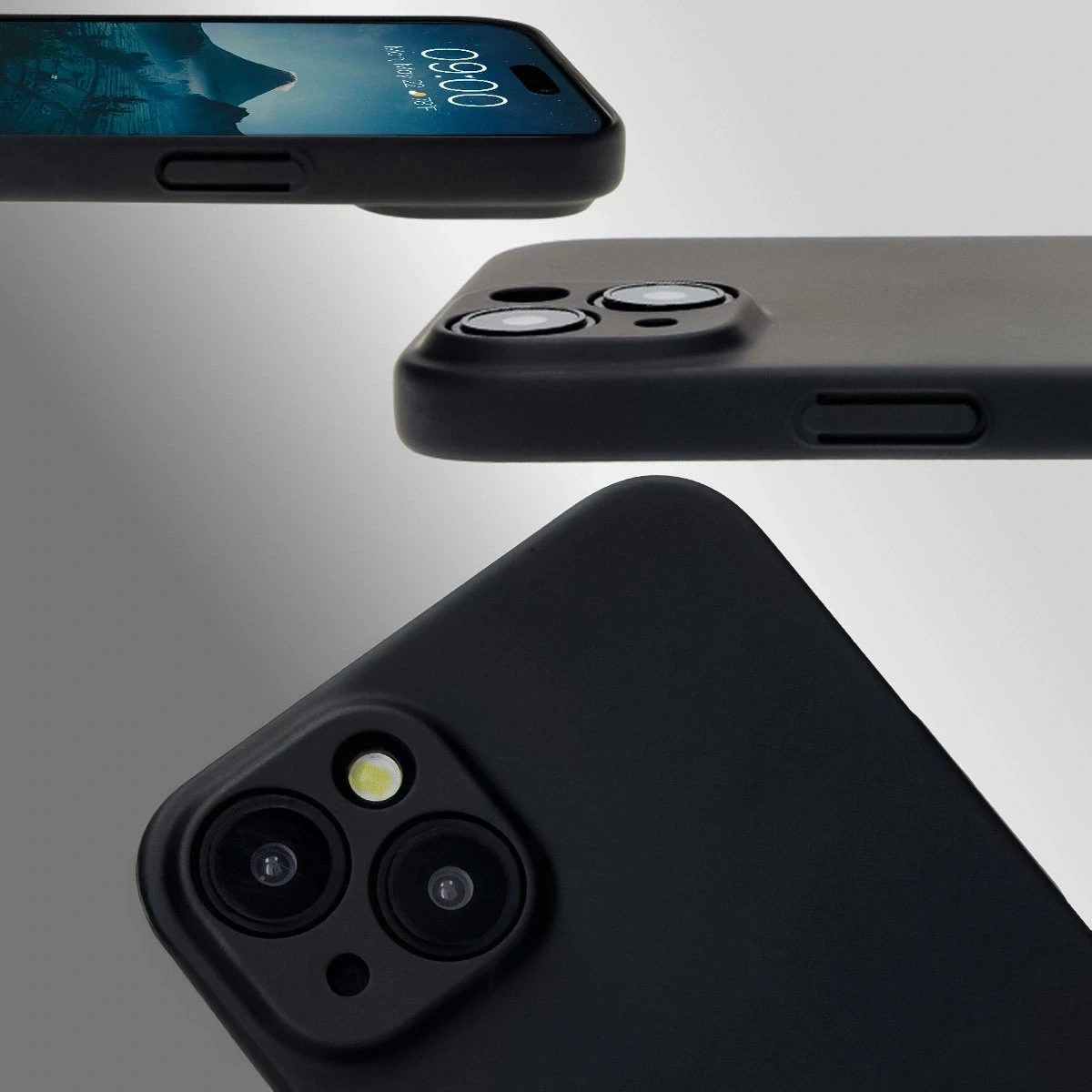 Kryt Bizon Case Lupka Apple iPhone 15 Plus black
