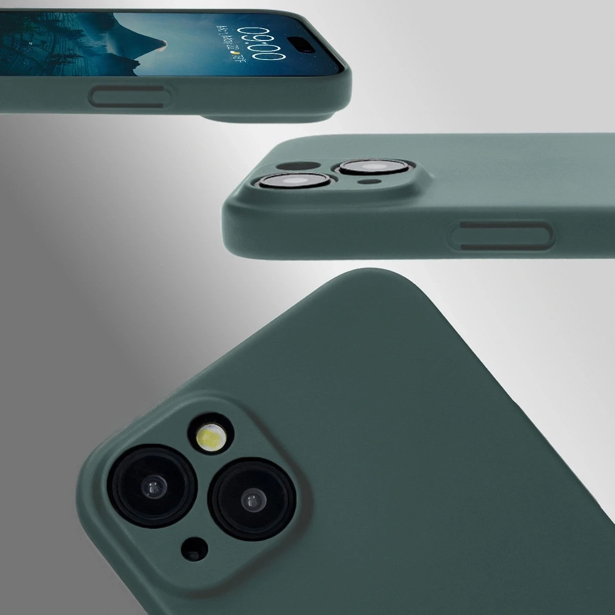 Kryt Bizon Case Lupka Apple iPhone 15 Plus green