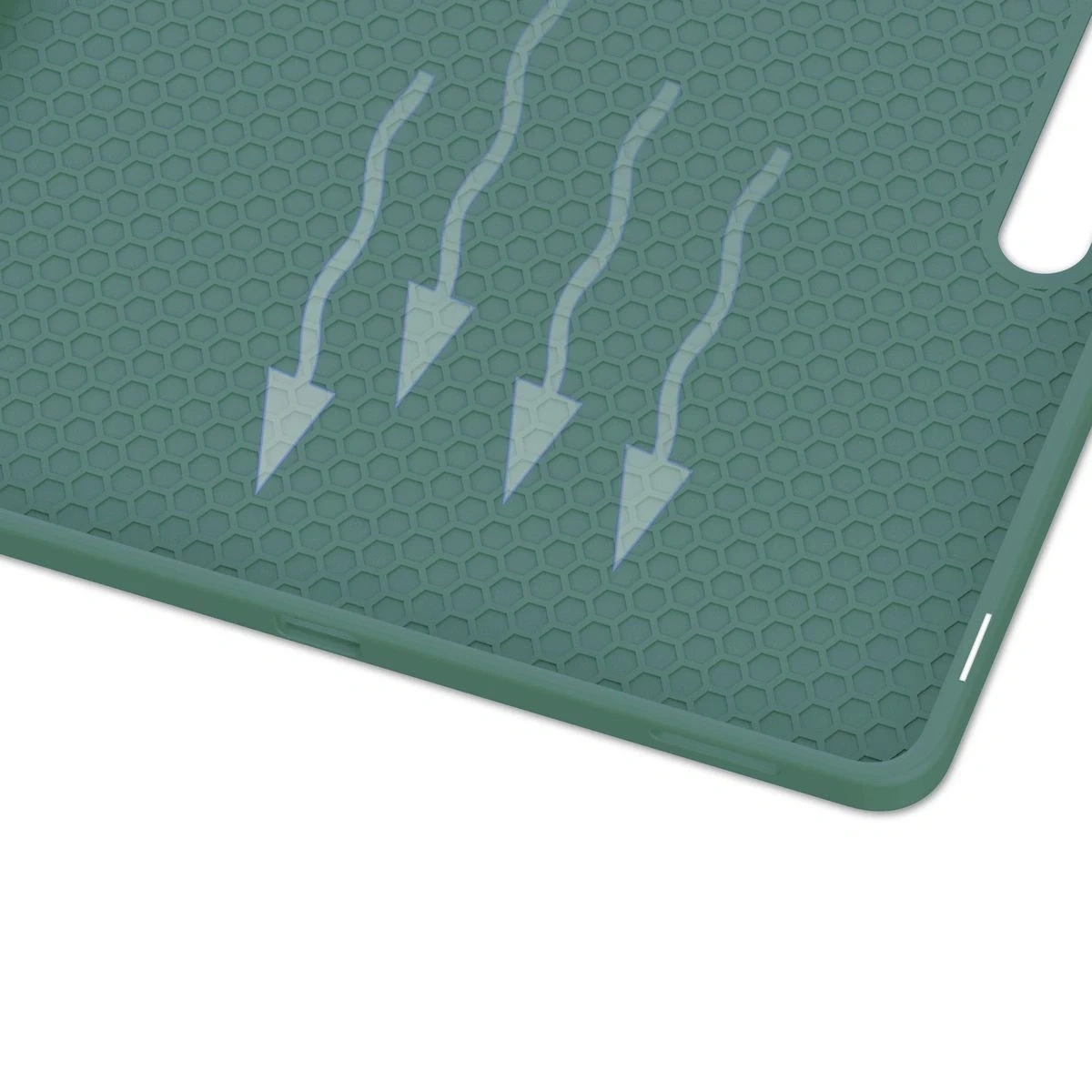 Kryt Bizon Case Tab Lizard Samsung Galaxy Tab S10 FE+ Plus dark green