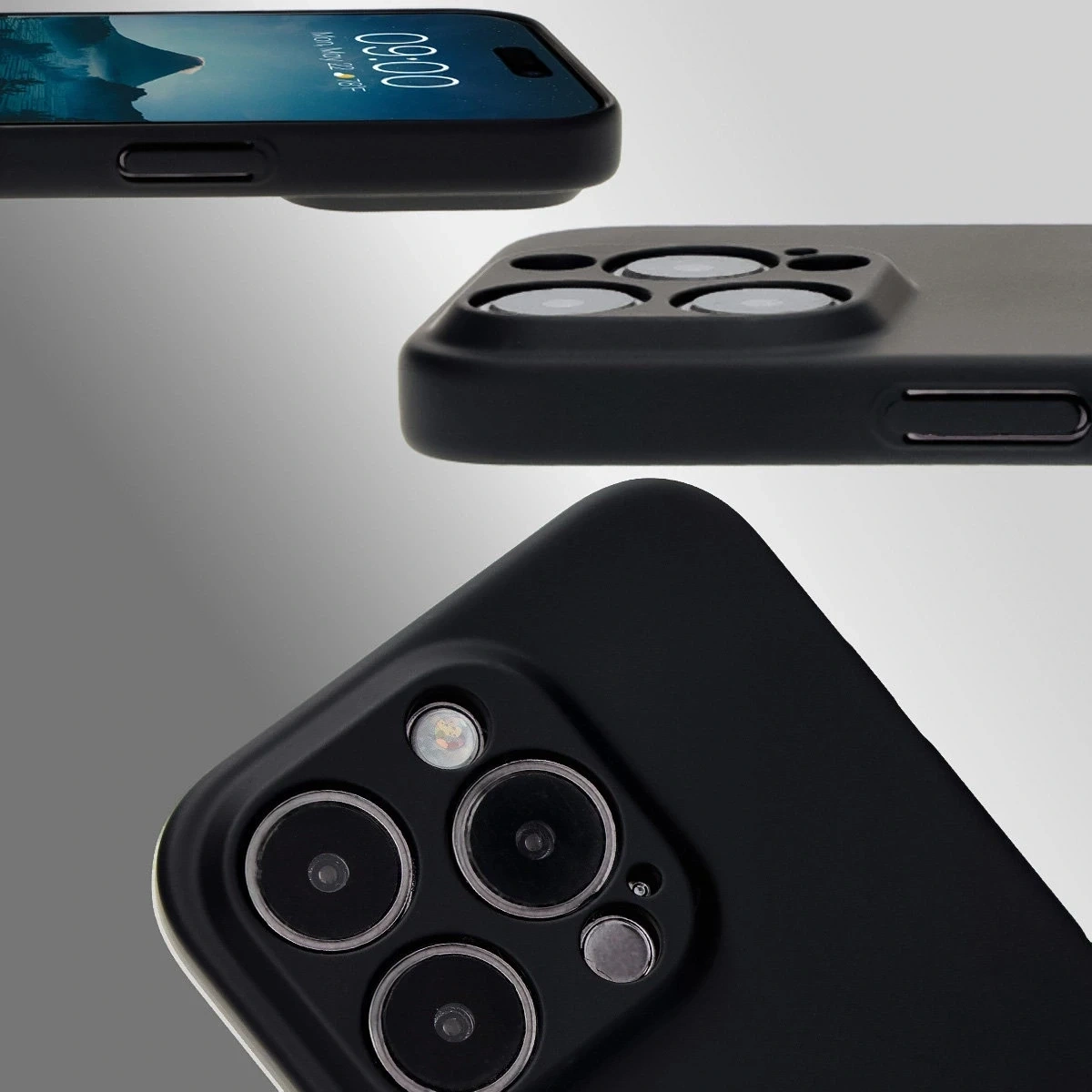 Kryt Bizon Case Lupka Apple iPhone 15 Pro black