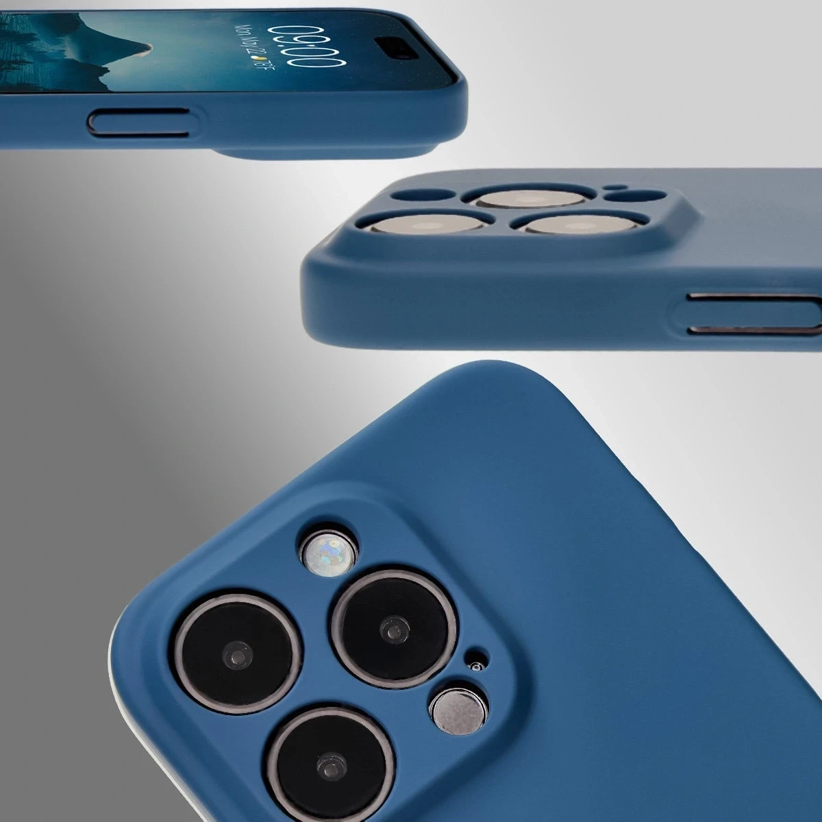 Kryt Bizon Case Lupka Apple iPhone 15 Pro blue