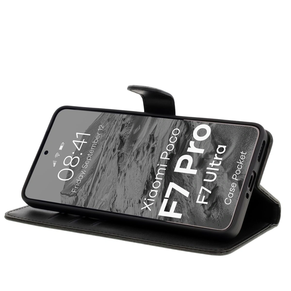 Kryt Bizon Case Pocket Xiaomi POCO F7 Pro / F7 Ultra black