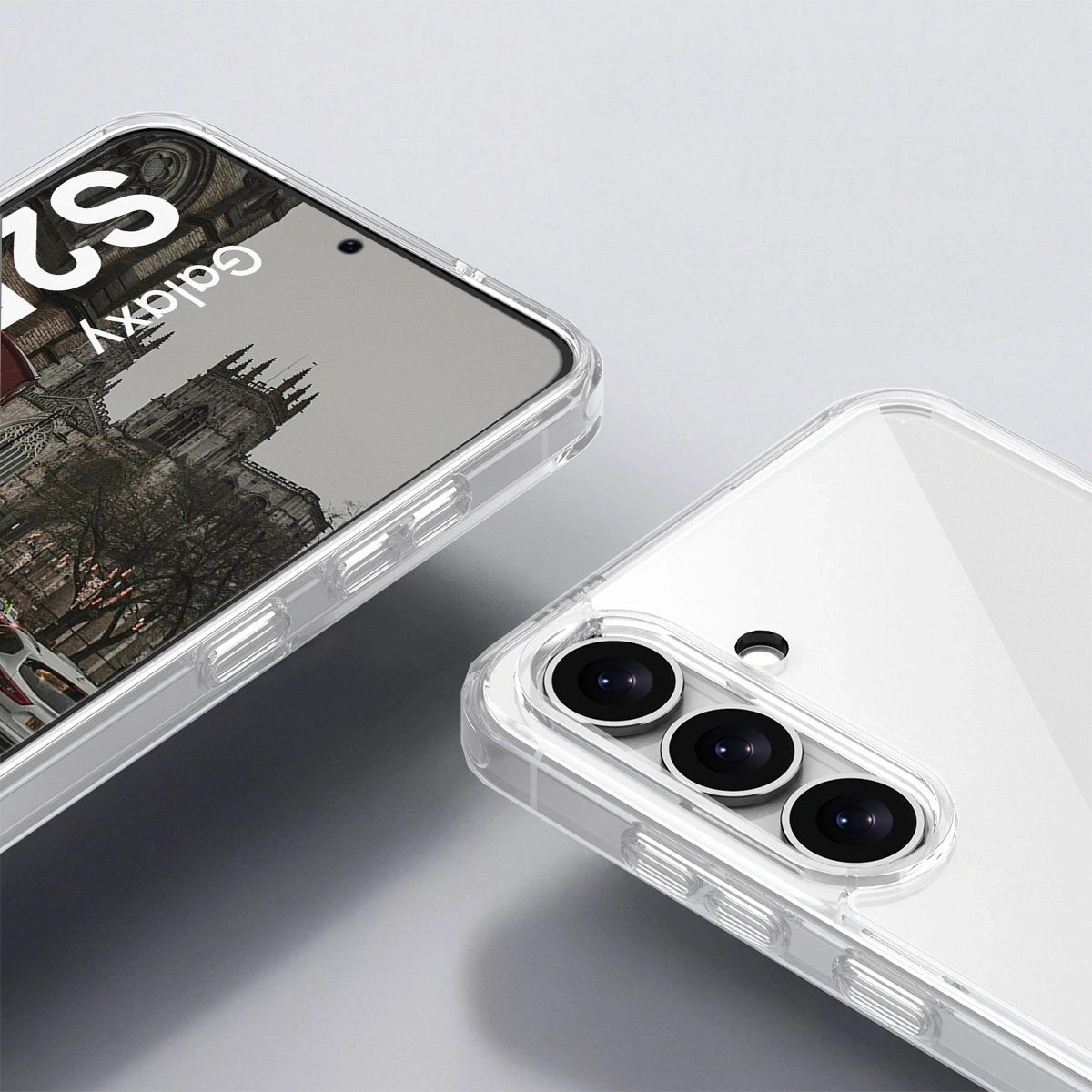 Kryt Bizon Case Halo Samsung Galaxy S25 Plus clear