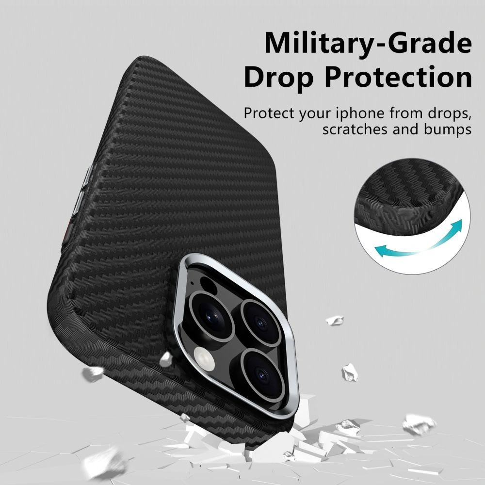 Kryt Tech-Protect Ion Carbon MagSafe Samsung Galaxy S25 Ultra black/silver