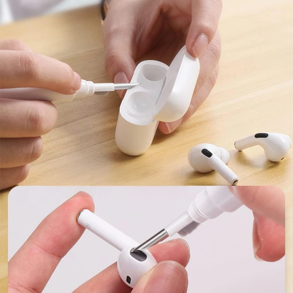 Kryt Tech-Protect CS02 Cleaner Set 3in1 For Earphone White