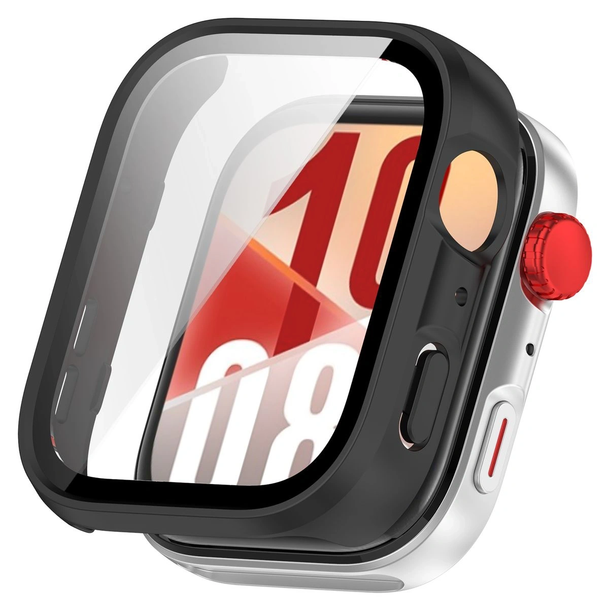 Kryt Bizon Case+Glass Watch Huawei Watch Fit 4 black matte
