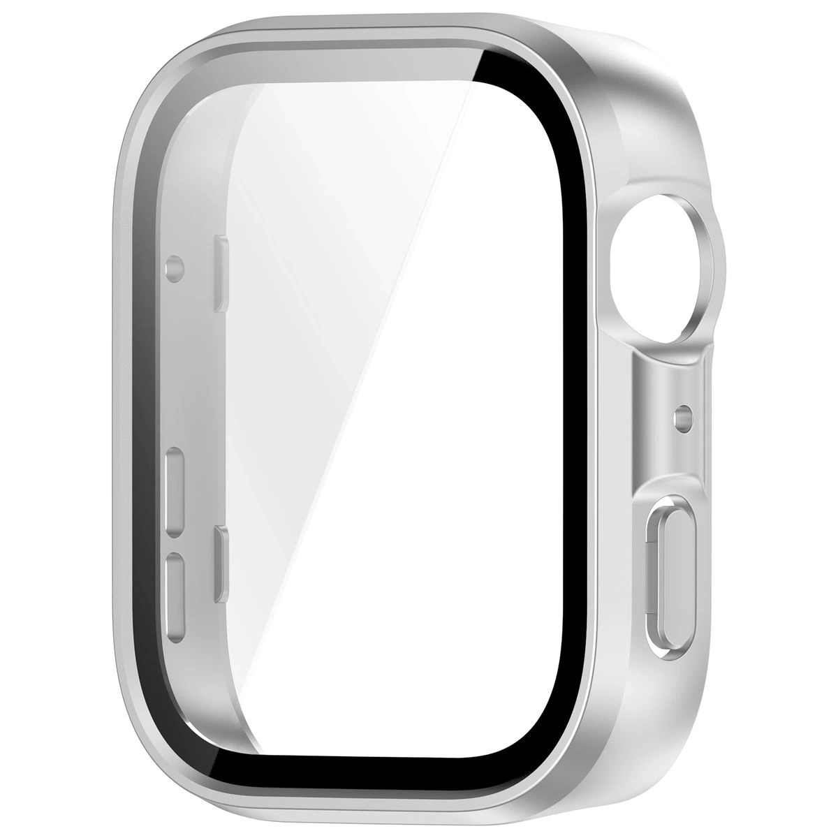 Kryt Bizon Case+Glass Watch Huawei Watch Fit 4 satin silver
