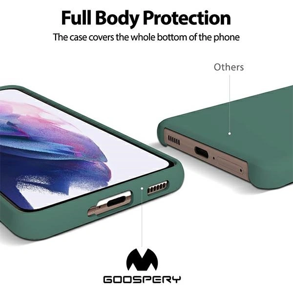 Kryt Mercury Silicone Case Apple iPhone 15 Plus green