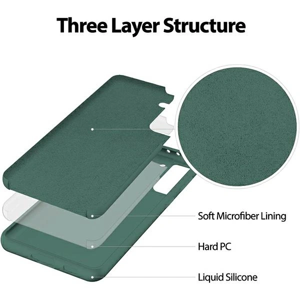 Kryt Mercury Silicone Case Apple iPhone 15 Plus green