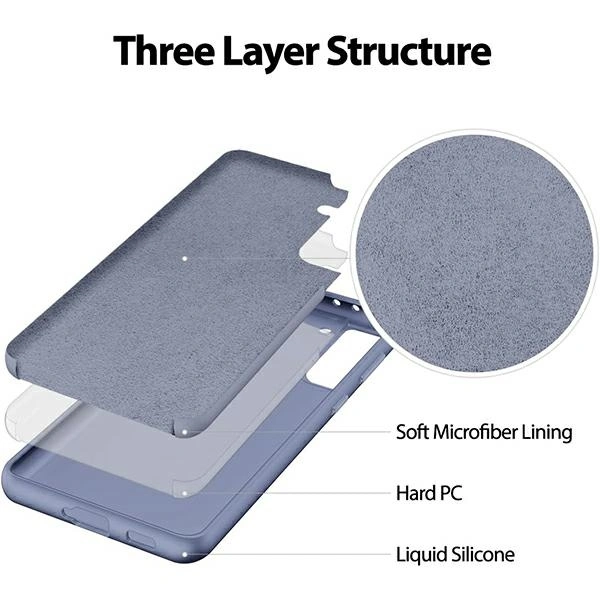 Kryt Mercury Silicone Case Apple iPhone 15 Pro Max purple