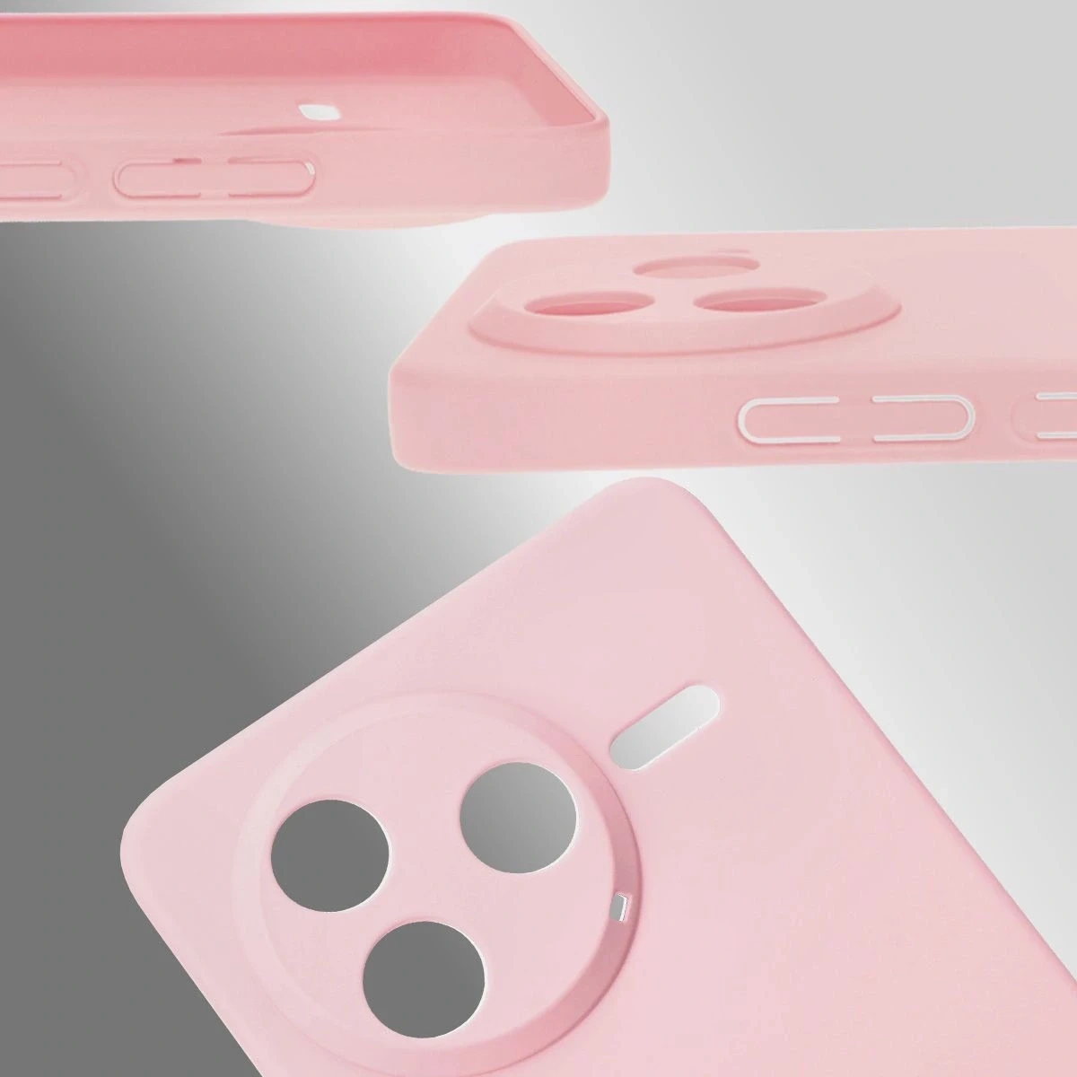 Kryt Bizon Case Łupka Xiaomi Poco F7 Pro pink